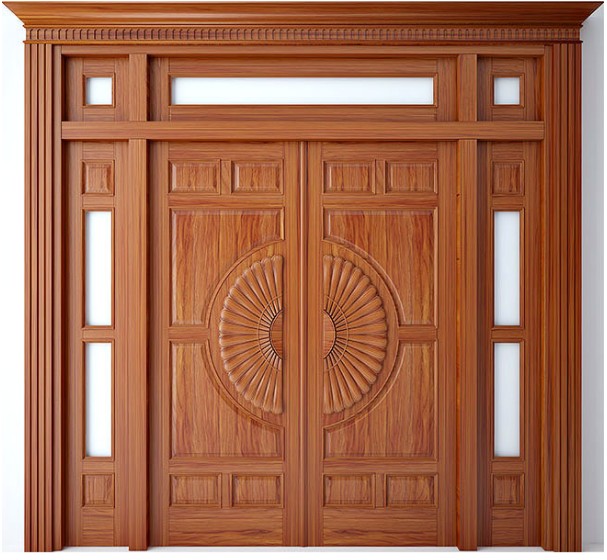 Mẫu cửa gỗ 4 cánh và 2 cánh đẹp nhất hiện nay. Các mẫu cửa gỗ đẹp | Cửa gỗ, Biệt  thự, Cửa kính