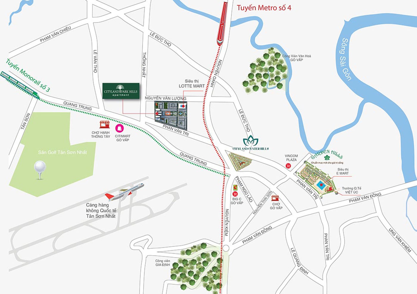 khu đô thị city land park hills