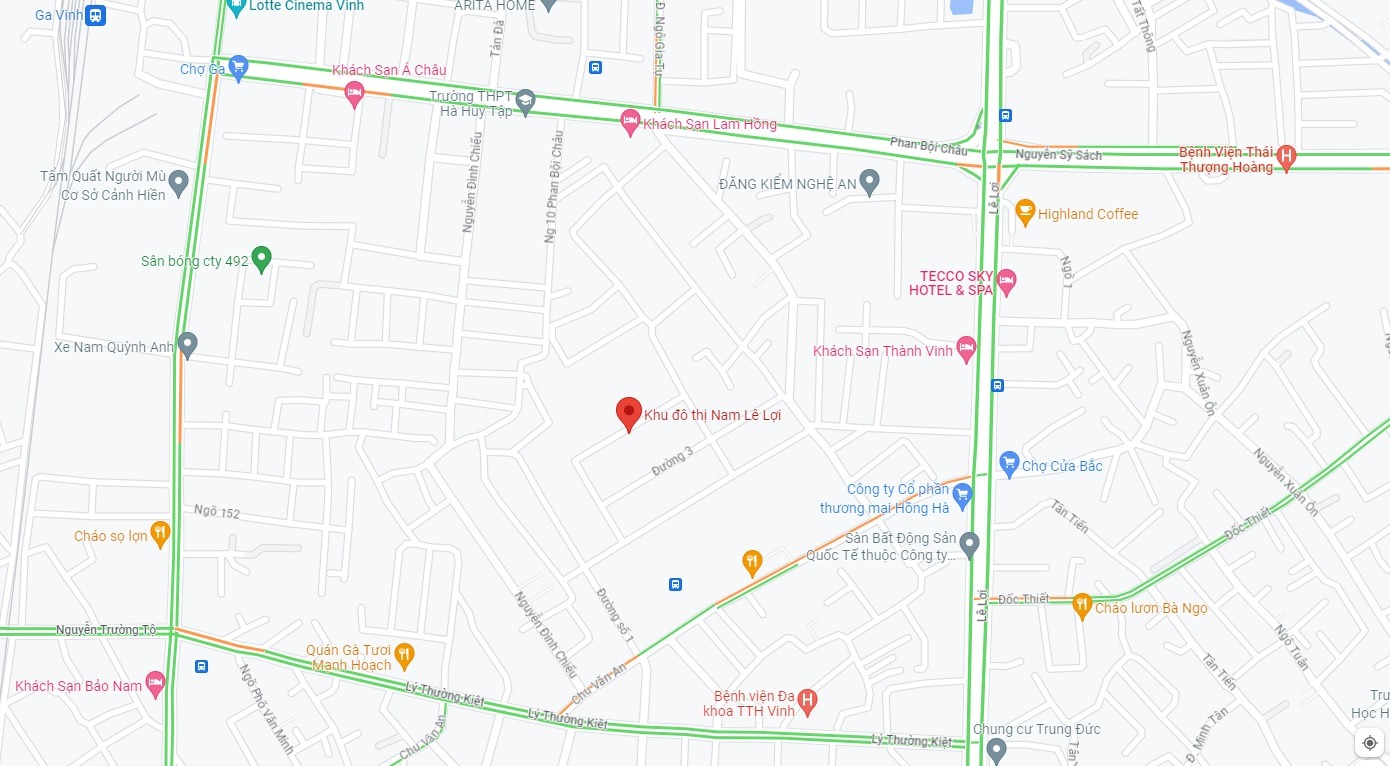 khu đô thị nam lê lợi