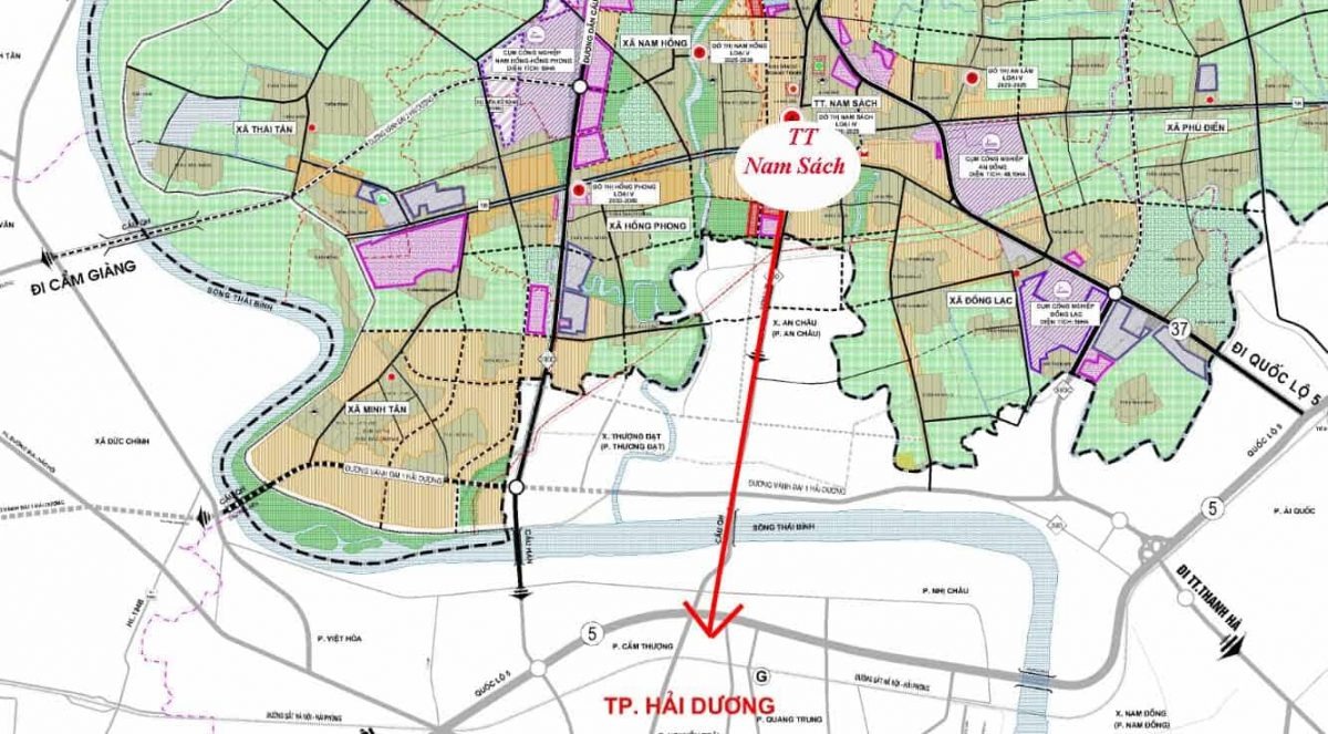 khu đô thị phía tây nam sách