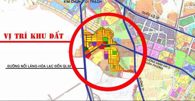 vị trí khu đô thị vân canh hoài đức
