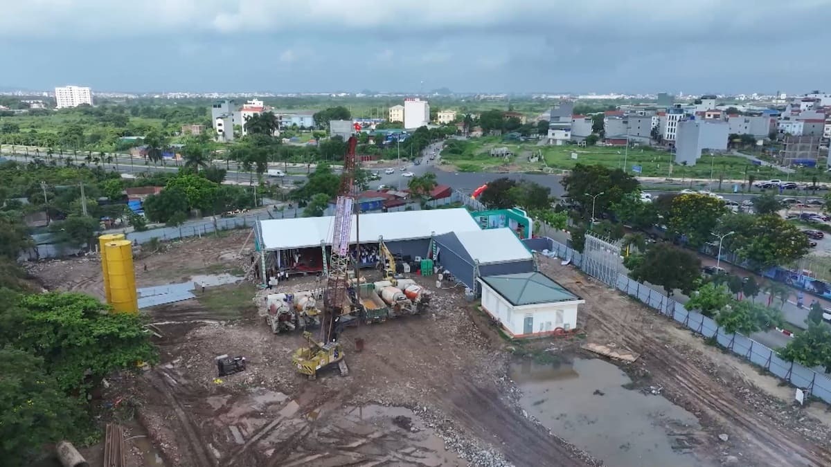 tiến độ thi công khu đô thị vân canh hoài đức