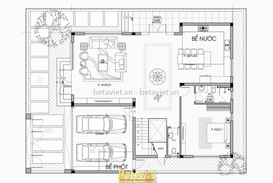 mat-bang-biet-thu-hien-dai-3-tang-4-phong-ngu-kt24034