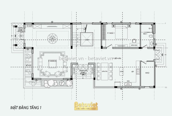 Các bản vẽ biệt thự hiện đại thanh lịch và sang trọng