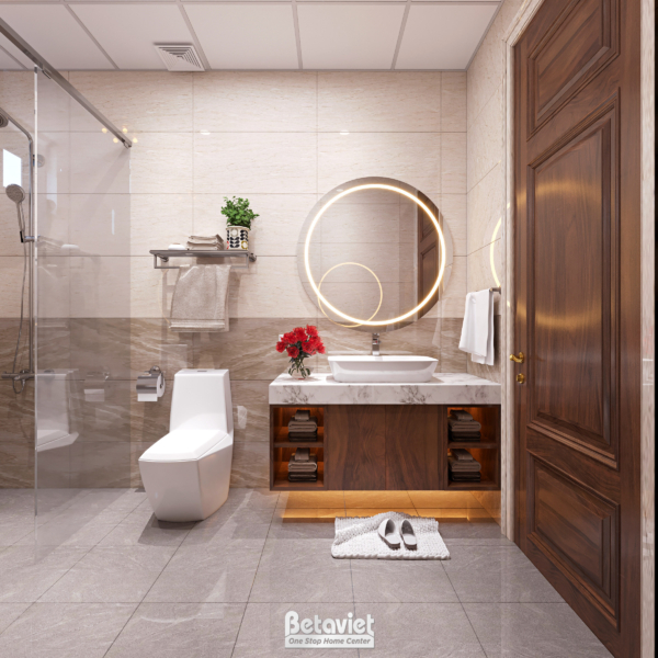 Mẫu nội thất phòng tắm hiện đại luxury NT22100