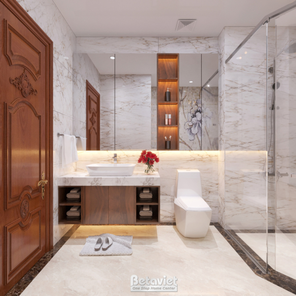 Mẫu nội thất phòng tắm phong cách hiện đại NT22209