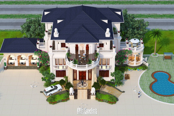 Ấn tượng những biệt thự vườn mái Thái xanh mát mắt