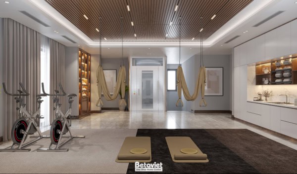 Mẫu thiết kế nội thất phòng gym hiện đại NT22193