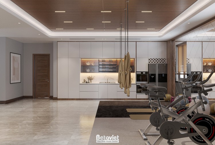 Mẫu thiết kế nội thất phòng gym hiện đại NT22193