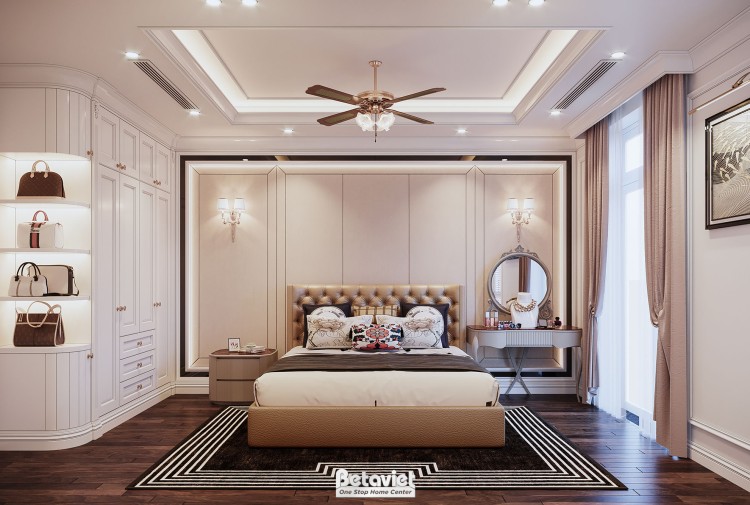 Thiết kế phòng ngủ hiện đại KĐT Vinhomes The Harmony NT21017