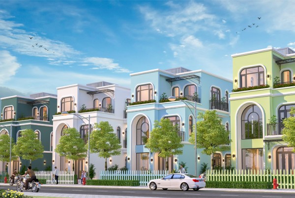 Kiến trúc biệt thự hiện đại 3 tầng tại KĐT Lake Hill Residences KT22184