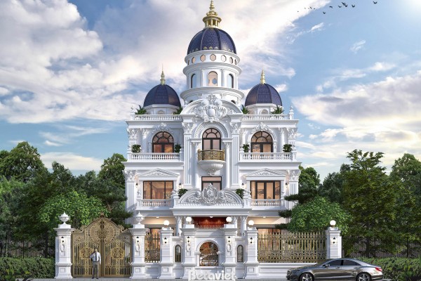 Tuyển tập 15 mẫu biệt thự Tân cổ điển đẹp hoàn mỹ