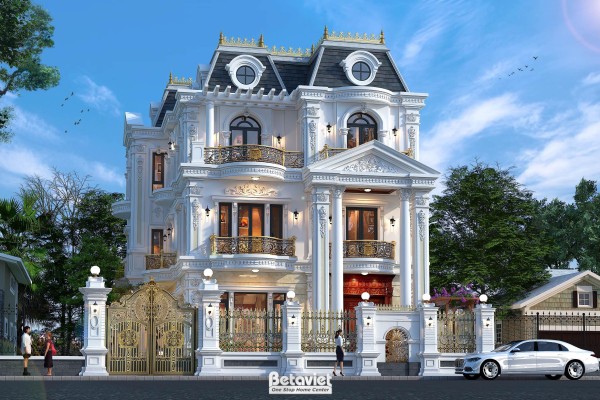 Bản vẽ nhà biệt thự 10 x 20m đáng để tham khảo