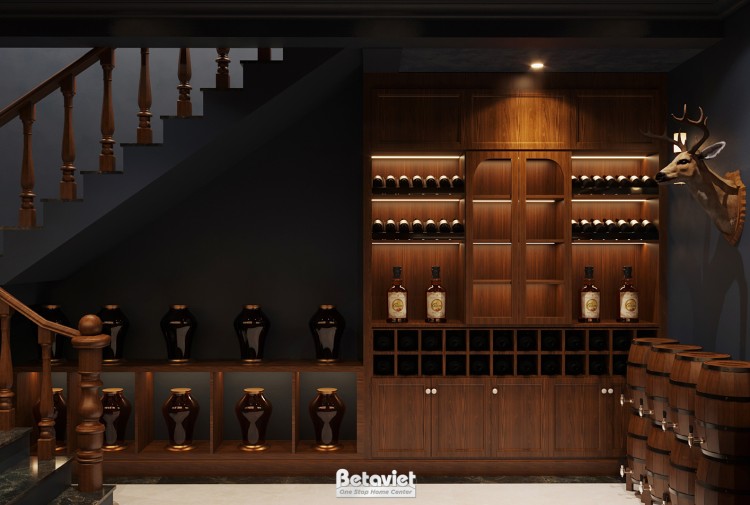 Thiết kế hầm rượu biệt thự hiện đại NT23013