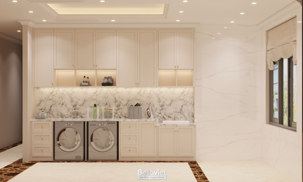 Thiết kế phòng giặt phơi biệt thự hiện đại NT23013