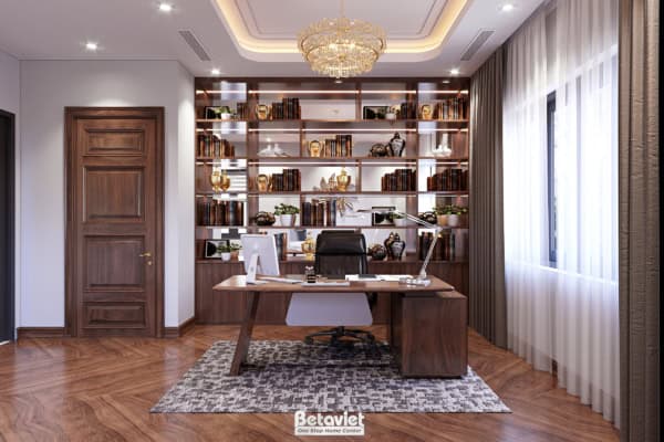 Thiết kế phòng làm việc hiện đại tại Hòa Bình NT21156