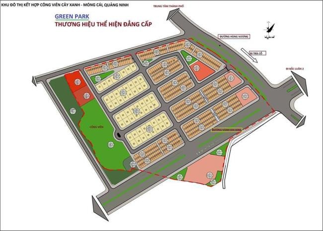 khu đô thị green park móng cái