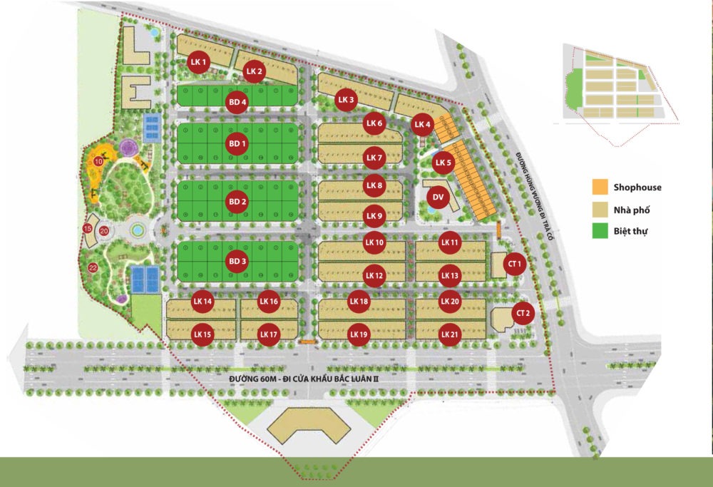 khu đô thị green park móng cái