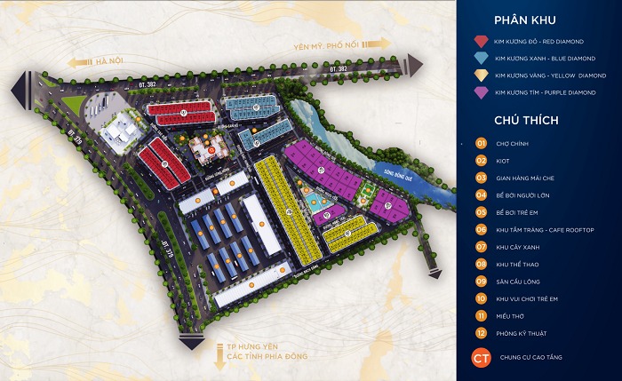 khu đô thị sông hồng diamond
