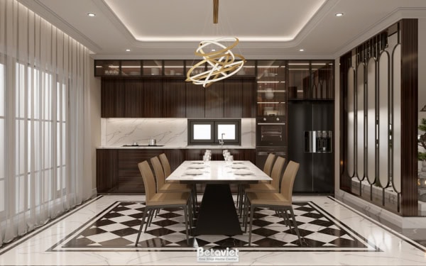 Nội thất phòng ăn biệt thự hiện đại KĐT Park City NT23311