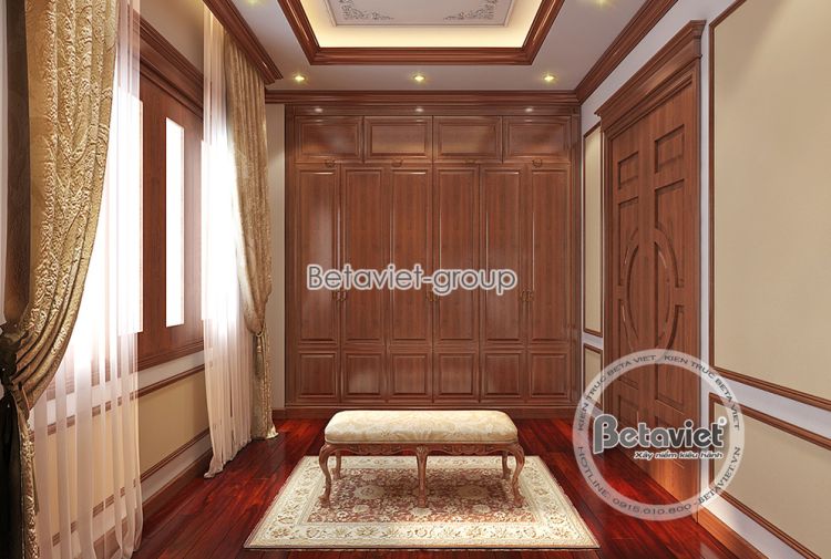 Mẫu nội thất phòng thay đồ tân cổ điển NT19094