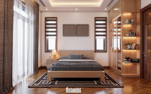 Mẫu phòng ngủ biệt thự hiện đại KĐT Minh Phương NT22140