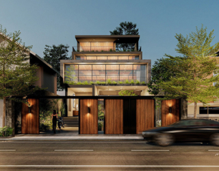 Mẫu thiết kế biệt thự Tropical 700m2 tại Bắc Ninh KT24604