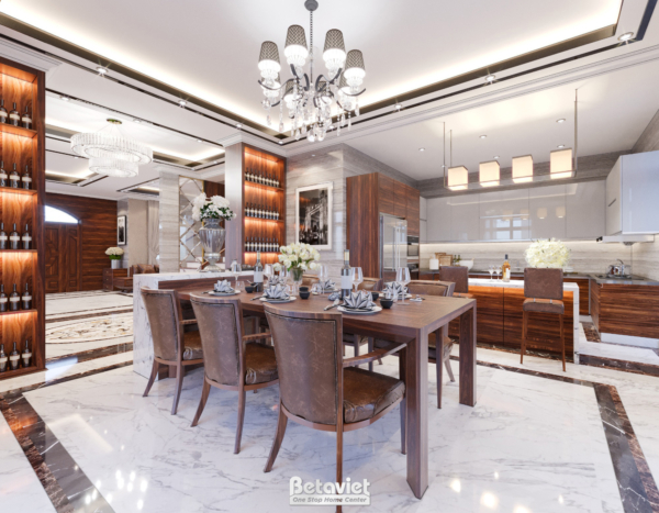Nội thất phòng ăn hiện đại KĐT Vinhomes Star City NT21045
