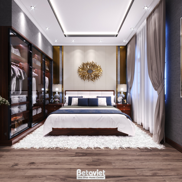 Nội thất phòng ngủ hiện đại KĐT Vinhomes Star City NT21045