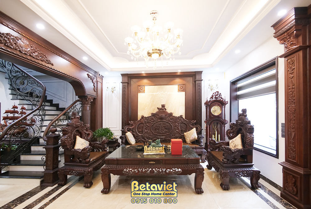 Thi công biệt thự cao cấp KĐT Geleximco