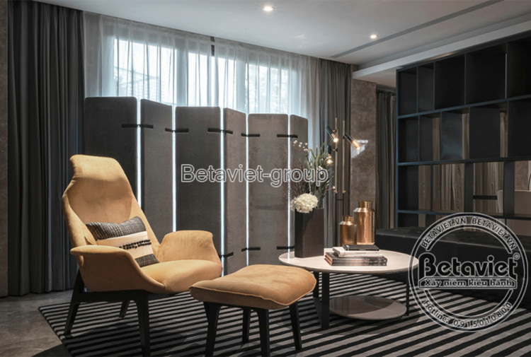 Thiết kế nội thất phòng đọc sách biệt thự hiện đại NT20411