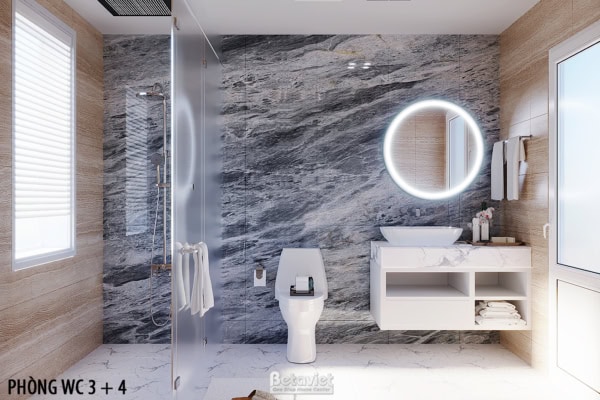 Thiết kế nội thất phòng tắm phong cách Art Deco NT20105