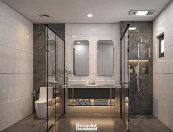 Thiết kế phòng tắm biệt thự hiện đại KĐT Starlake Tây Hồ NT22151