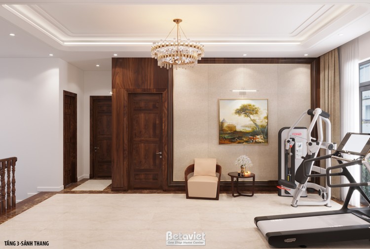 Thiết kế phòng tập gym phong cách hiện đại NT22067