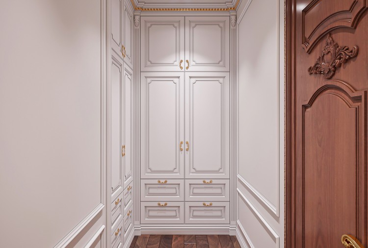 Thiết kế phòng thay đồ tân cổ điển KĐT Ecopark Hải Dương NT21226