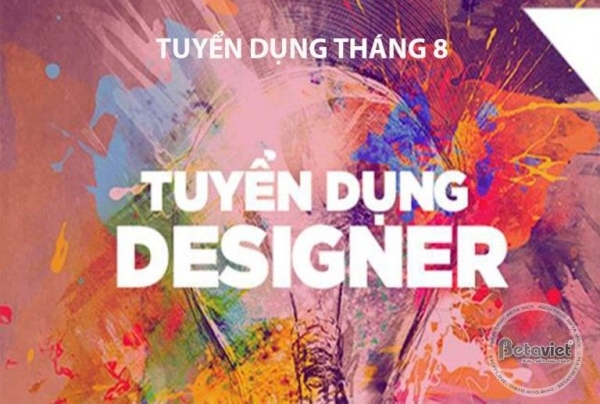 Tuyển dụng Designer tháng 8–2019