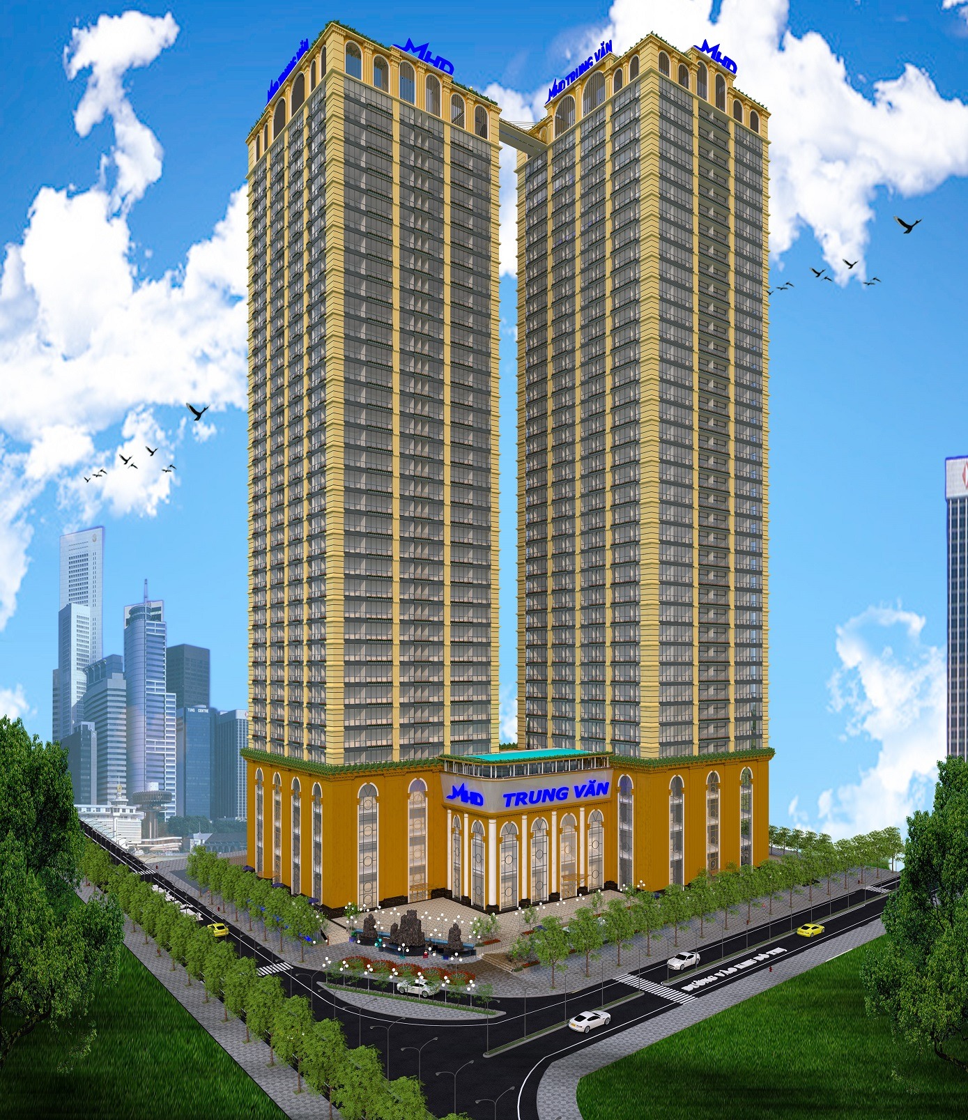 dự án chung cư mhd trung văn