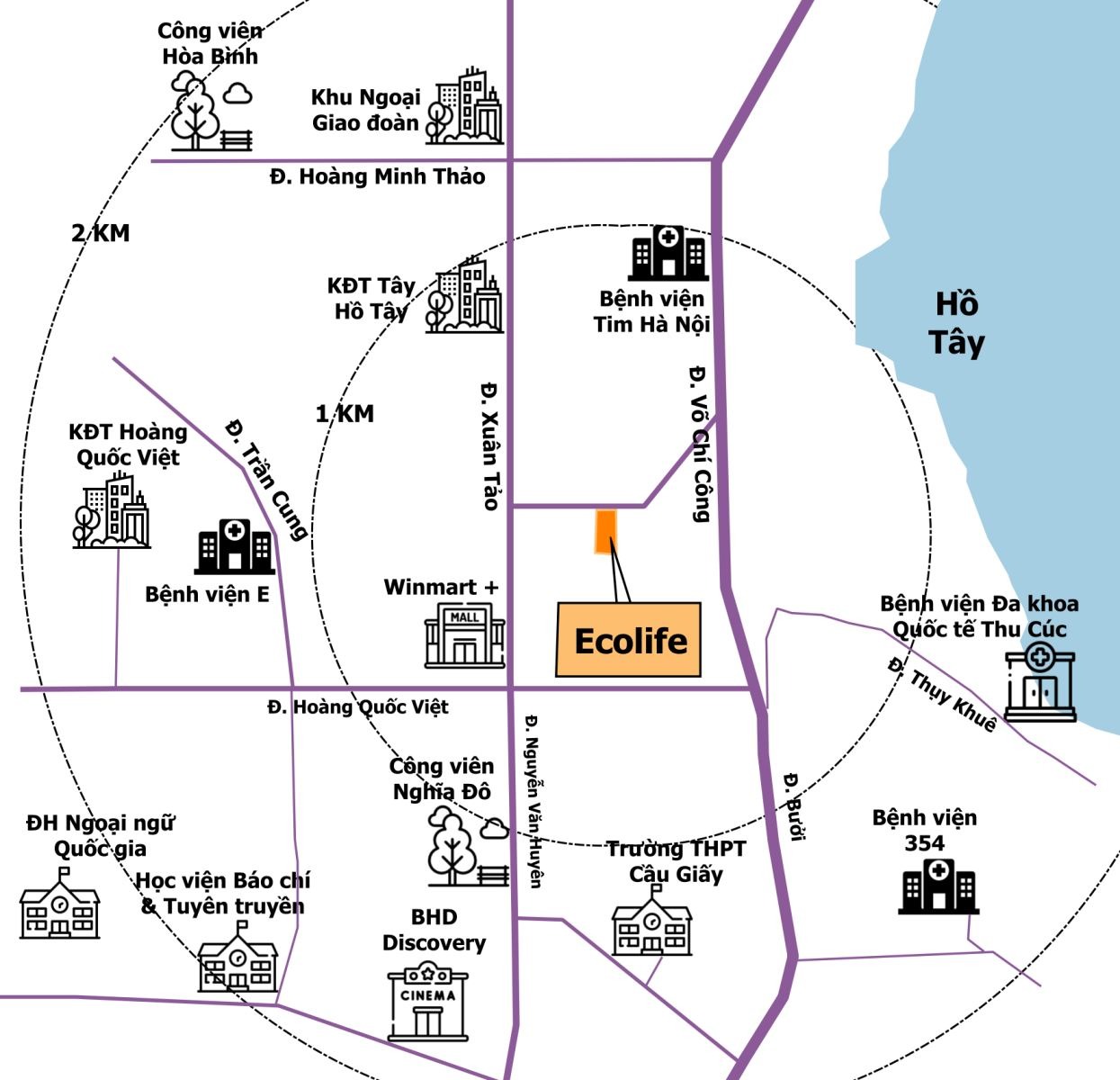 dự án khu đô thị ecolife tây hồ