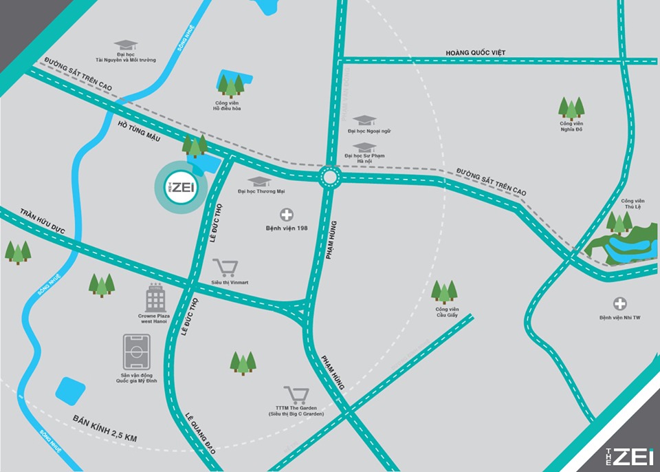dự án khu đô thị the zei mỹ đình