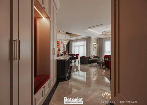 Mẫu thiết kế lối vào căn hộ hiện đại KĐT Royal City NT5003937A