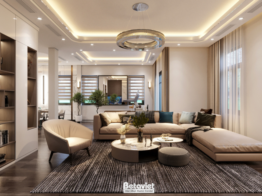 Thiết kế biệt thự nội thất hiện đại KĐT The Manor Central Park NT21127