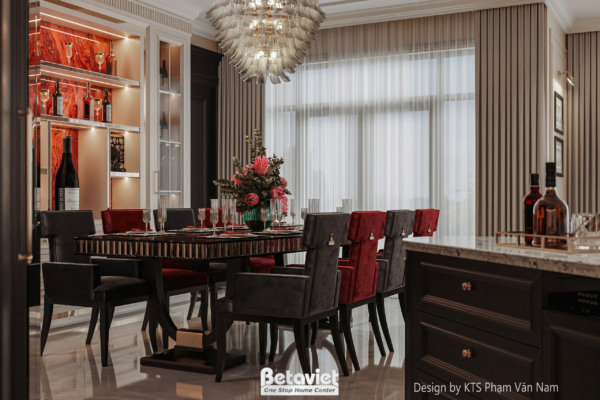 Mẫu thiết kế phòng ăn căn hộ hiện đại KĐT Royal City NT5003937A
