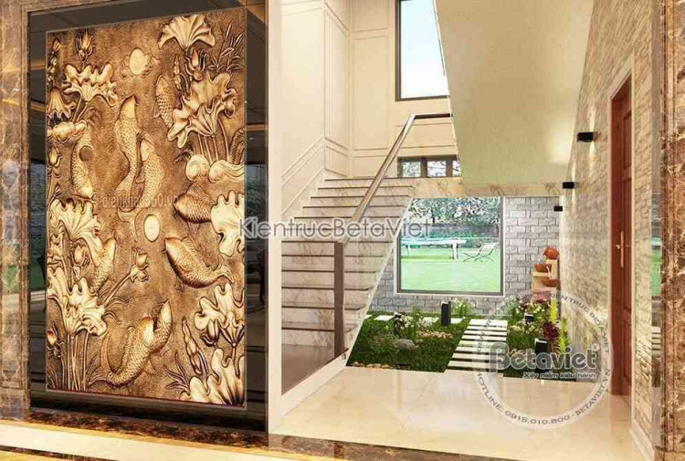 Thiết kế cầu thang biệt thự KĐT Vinhomes Grand Park NT18096