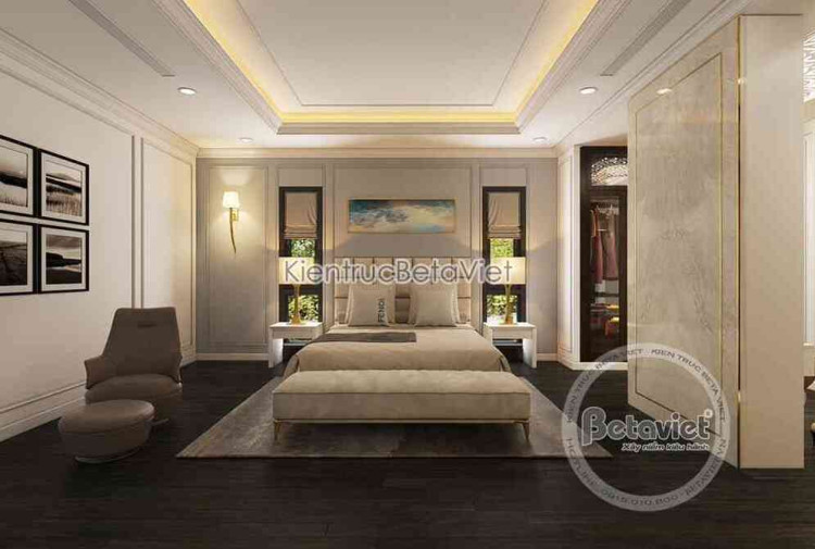 Thiết kế nội thất phòng ngủ KĐT Vinhomes Grand Park NT18096