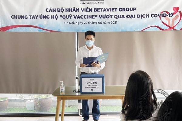 Betaviet Group chung tay ủng hộ “Quỹ Vaccine vượt qua đại dịch Covid-19”