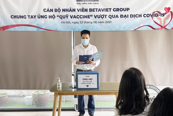 Betaviet Group chung tay ủng hộ “Quỹ Vaccine vượt qua đại dịch Covid-19”