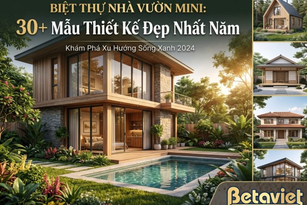 Biệt Thự Nhà Vườn Mini: 30+ Mẫu Thiết Kế Đẹp Nhất Năm 2026