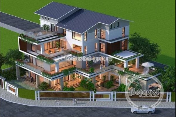 Chiêm ngưỡng 10 thiết kế biệt thự nhà vườn trên đất 2000m2 đẳng cấp