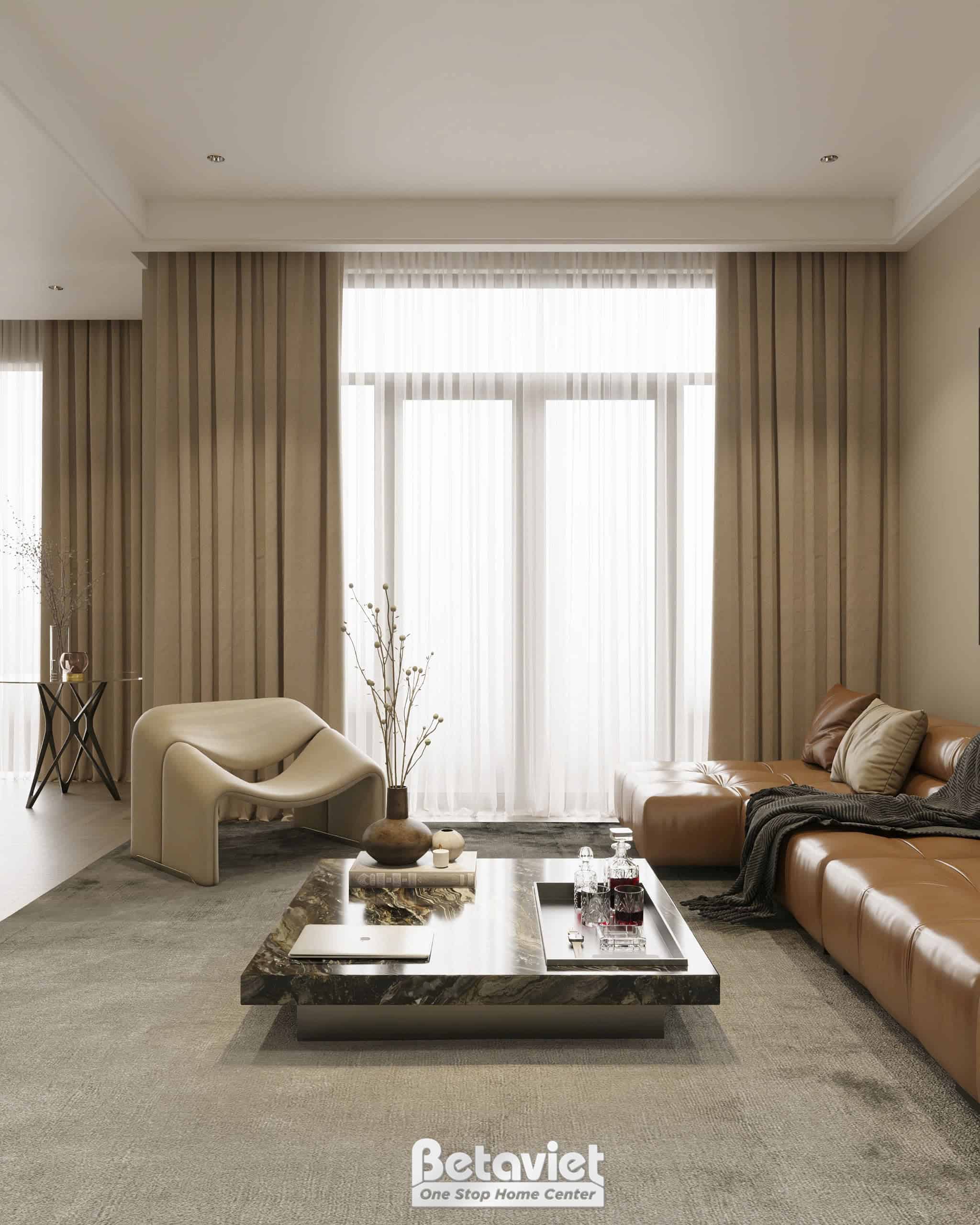 Mẫu nội thất phòng sinh hoạt chung truyền thống KĐT Him Lam NT2008394