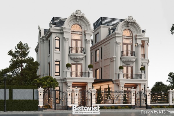 10 bản vẽ thiết kế biệt thự 9m đủ các phong cách